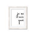 Picture of Je Ne Sais Quoi II _GroupedProduct_Rectangle_Portrait_Framed_Matted_
