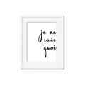 Picture of Je Ne Sais Quoi II _GroupedProduct_Rectangle_Portrait_Framed_Matted_