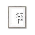 Picture of Je Ne Sais Quoi II _GroupedProduct_Rectangle_Portrait_Framed_Matted_