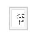 Picture of Je Ne Sais Quoi II _GroupedProduct_Rectangle_Portrait_Framed_Matted_