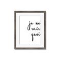 Picture of Je Ne Sais Quoi II _GroupedProduct_Rectangle_Portrait_Framed_Matted_