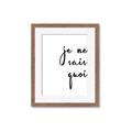 Picture of Je Ne Sais Quoi II _GroupedProduct_Rectangle_Portrait_Framed_Matted_