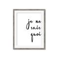 Picture of Je Ne Sais Quoi II _GroupedProduct_Rectangle_Portrait_Framed_Matted_