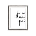 Picture of Je Ne Sais Quoi II _GroupedProduct_Rectangle_Portrait_Framed_Matted_
