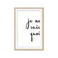 Picture of Je Ne Sais Quoi II _GroupedProduct_Rectangle_Portrait_Framed_Matted_