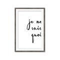 Picture of Je Ne Sais Quoi II _GroupedProduct_Rectangle_Portrait_Framed_Matted_