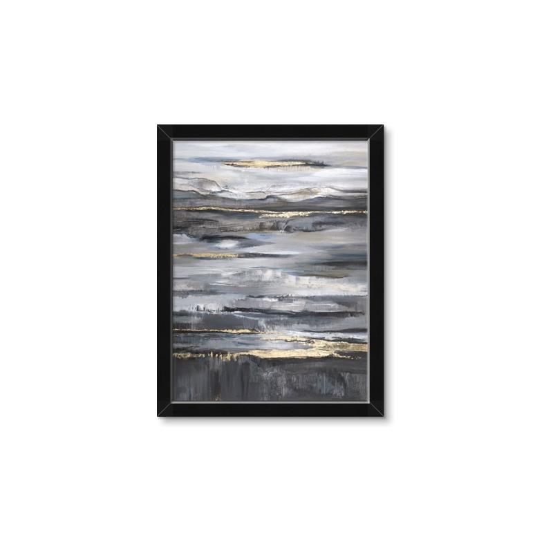 Picture of Black with gold line _GroupedProduct_Rectangle_Portrait_Framed_Matted_