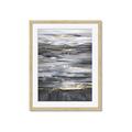 Picture of Black with gold line _GroupedProduct_Rectangle_Portrait_Framed_Matted_