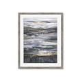 Picture of Black with gold line _GroupedProduct_Rectangle_Portrait_Framed_Matted_