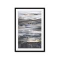 Picture of Black with gold line _GroupedProduct_Rectangle_Portrait_Framed_Matted_