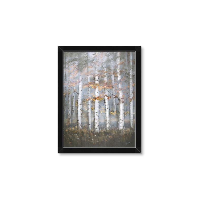 Picture of White Birches In Fall _GroupedProduct_Rectangle_Portrait_Framed_Matted_