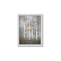 Picture of White Birches In Fall _GroupedProduct_Rectangle_Portrait_Framed_Matted_