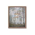 Picture of White Birches In Fall _GroupedProduct_Rectangle_Portrait_Framed_Matted_