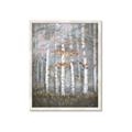 Picture of White Birches In Fall _GroupedProduct_Rectangle_Portrait_Framed_Matted_