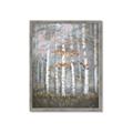 Picture of White Birches In Fall _GroupedProduct_Rectangle_Portrait_Framed_Matted_