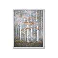 Picture of White Birches In Fall _GroupedProduct_Rectangle_Portrait_Framed_Matted_