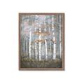 Picture of White Birches In Fall _GroupedProduct_Rectangle_Portrait_Framed_Matted_