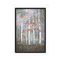 Picture of White Birches In Fall _GroupedProduct_Rectangle_Portrait_Framed_Matted_