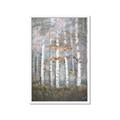 Picture of White Birches In Fall _GroupedProduct_Rectangle_Portrait_Framed_Matted_
