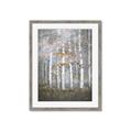 Picture of White Birches In Fall _GroupedProduct_Rectangle_Portrait_Framed_Matted_