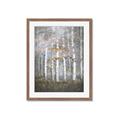 Picture of White Birches In Fall _GroupedProduct_Rectangle_Portrait_Framed_Matted_