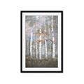 Picture of White Birches In Fall _GroupedProduct_Rectangle_Portrait_Framed_Matted_