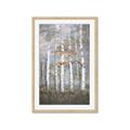 Picture of White Birches In Fall _GroupedProduct_Rectangle_Portrait_Framed_Matted_