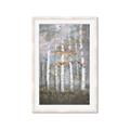Picture of White Birches In Fall _GroupedProduct_Rectangle_Portrait_Framed_Matted_