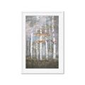 Picture of White Birches In Fall _GroupedProduct_Rectangle_Portrait_Framed_Matted_