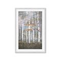 Picture of White Birches In Fall _GroupedProduct_Rectangle_Portrait_Framed_Matted_