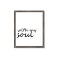 Picture of With My Soul I _GroupedProduct_Rectangle_Portrait_Framed_Matted_