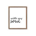 Picture of With My Soul I _GroupedProduct_Rectangle_Portrait_Framed_Matted_