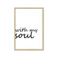 Picture of With My Soul I _GroupedProduct_Rectangle_Portrait_Framed_Matted_