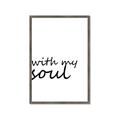 Picture of With My Soul I _GroupedProduct_Rectangle_Portrait_Framed_Matted_