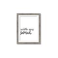 Picture of With My Soul I _GroupedProduct_Rectangle_Portrait_Framed_Matted_