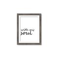 Picture of With My Soul I _GroupedProduct_Rectangle_Portrait_Framed_Matted_