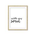 Picture of With My Soul I _GroupedProduct_Rectangle_Portrait_Framed_Matted_
