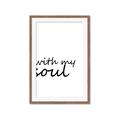 Picture of With My Soul I _GroupedProduct_Rectangle_Portrait_Framed_Matted_