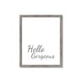 Picture of Hello Gorgeous _GroupedProduct_Rectangle_Portrait_Framed_Matted_