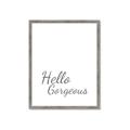 Picture of Hello Gorgeous _GroupedProduct_Rectangle_Portrait_Framed_Matted_