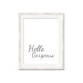 Picture of Hello Gorgeous _GroupedProduct_Rectangle_Portrait_Framed_Matted_