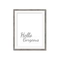 Picture of Hello Gorgeous _GroupedProduct_Rectangle_Portrait_Framed_Matted_