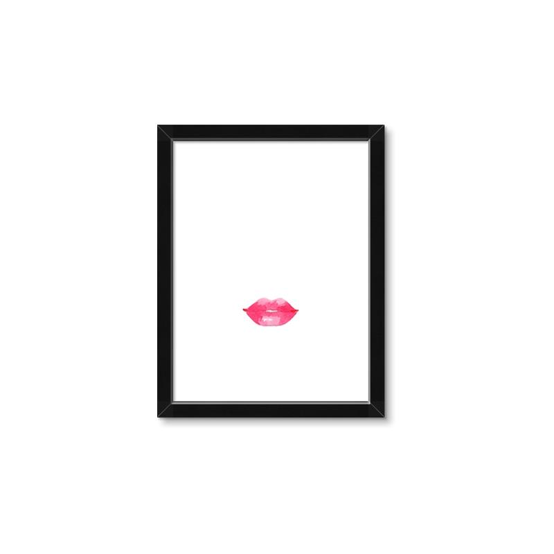 Picture of Red Lip _GroupedProduct_Rectangle_Portrait_Framed_Matted_