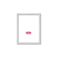 Picture of Red Lip _GroupedProduct_Rectangle_Portrait_Framed_Matted_