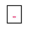 Picture of Red Lip _GroupedProduct_Rectangle_Portrait_Framed_Matted_