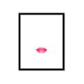 Picture of Red Lip _GroupedProduct_Rectangle_Portrait_Framed_Matted_