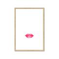 Picture of Red Lip _GroupedProduct_Rectangle_Portrait_Framed_Matted_