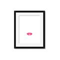 Picture of Red Lip _GroupedProduct_Rectangle_Portrait_Framed_Matted_