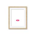 Picture of Red Lip _GroupedProduct_Rectangle_Portrait_Framed_Matted_