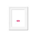 Picture of Red Lip _GroupedProduct_Rectangle_Portrait_Framed_Matted_